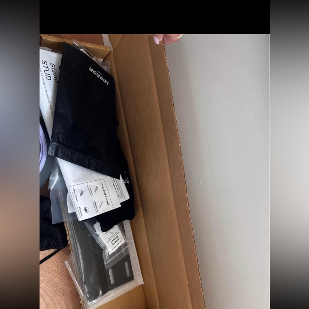 NY PICK UP ONLY - Lululemon interactive workout MIRROR home gym - Picture 5 of 6
